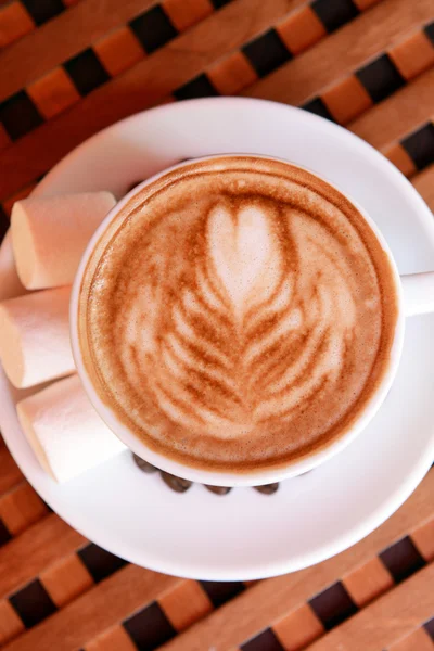 귀여운 그리기 카페에서 커피 한잔 — 스톡 사진
