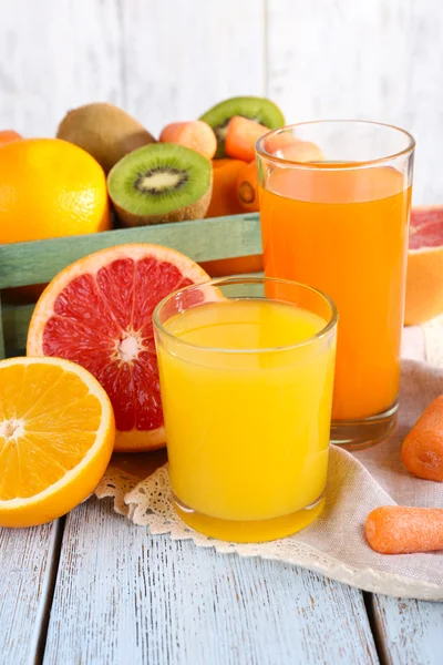 Frukt- och grönsakssektorn juice — Stockfoto