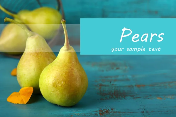 Ripe tasty pears — Stock Photo, Image