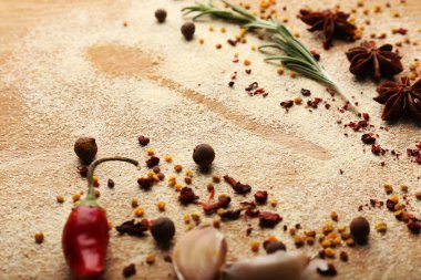 Baharat kaşık siluet tablo