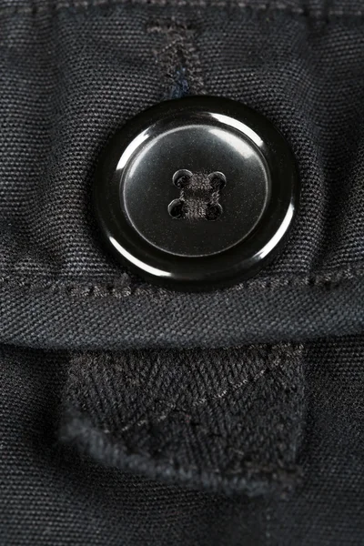 Botão na roupa — Fotografia de Stock