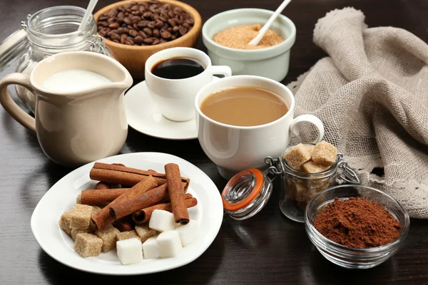 Kaffee mit mehreren Zutaten — Stockfoto