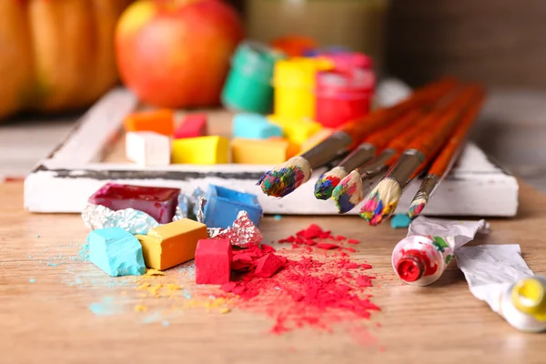 Professional art materials — Stock Photo, Image