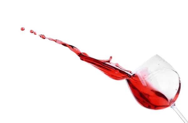 Splash of red wine — Stock Photo, Image