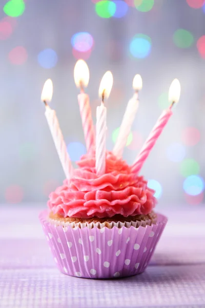 Cupcake de cumpleaños — Foto de Stock