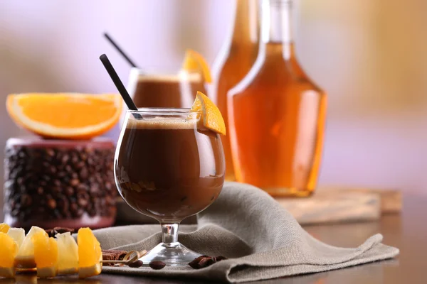 Espresso cocktail geserveerd — Stockfoto