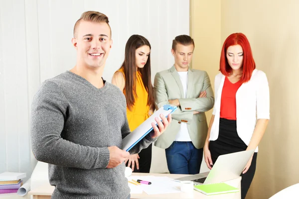 Zakelijke vergadering in functie — Stockfoto