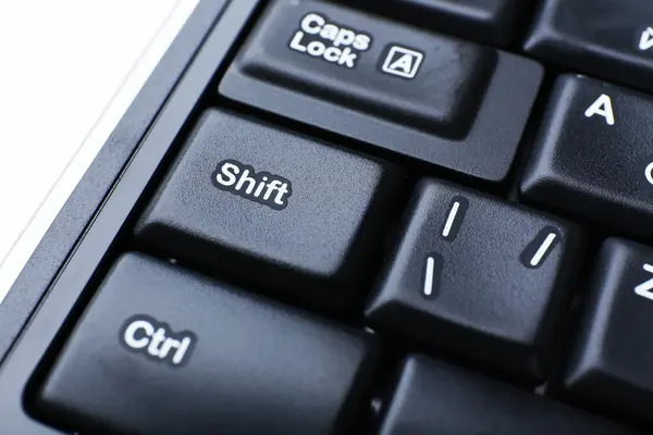 Keyboard of modern laptop — Stock Photo, Image