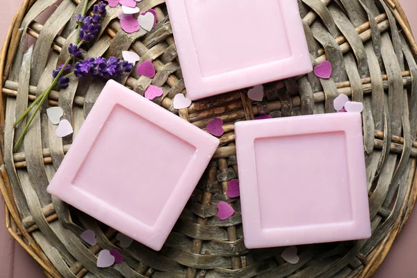 Bars of natural soap — Stock Photo, Image