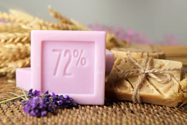 Bars of natural soap — Stock Photo, Image