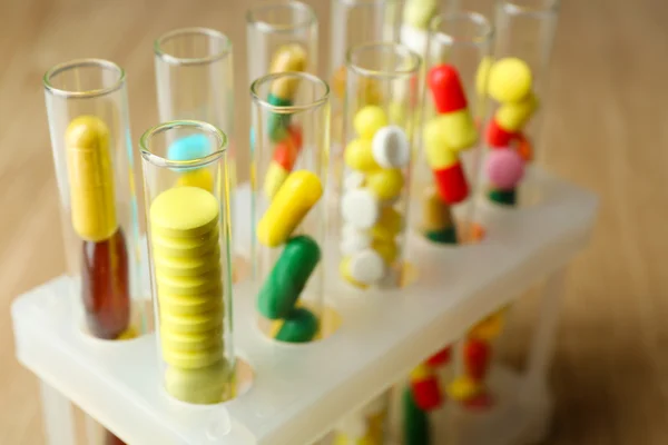 Drugs in test tubes — Stock Photo, Image