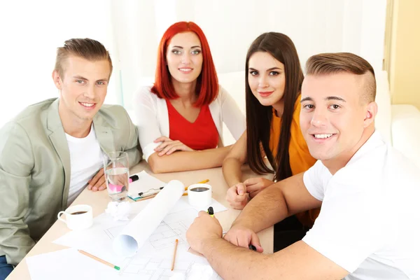 Människor har möte i office — Stockfoto