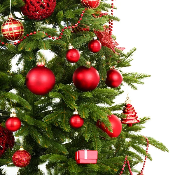 Albero di Natale decorato — Foto Stock