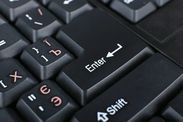 Keyboard of modern laptop — Stock Photo, Image
