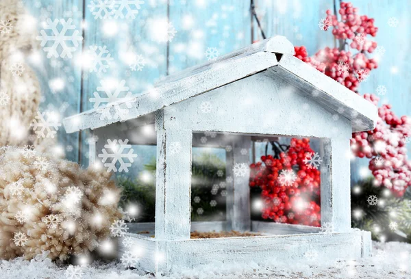 Handmade birdhouse — Stock Photo, Image