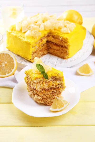 Dessert au citron — Photo