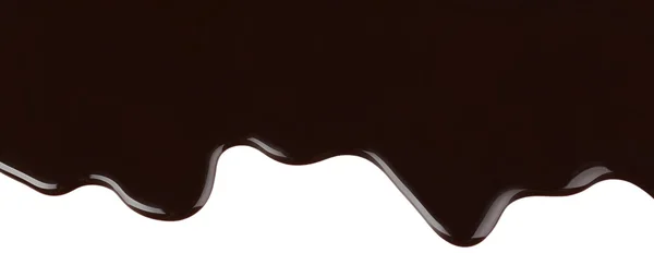 Melted chocolate dripping — Stock Photo, Image