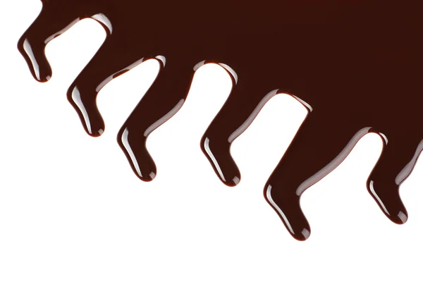 Roztavené čokolády odkapávání — Stock fotografie