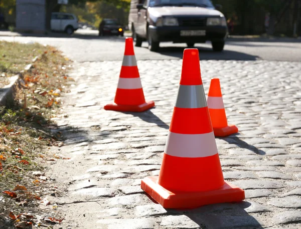 Traffic cones — Stock Photo, Image