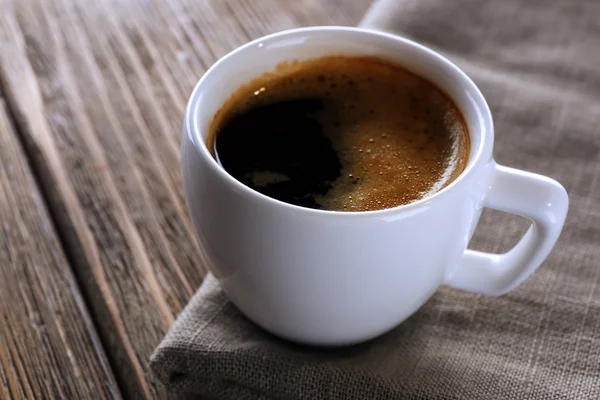 Tazza bianca di caffè — Foto Stock