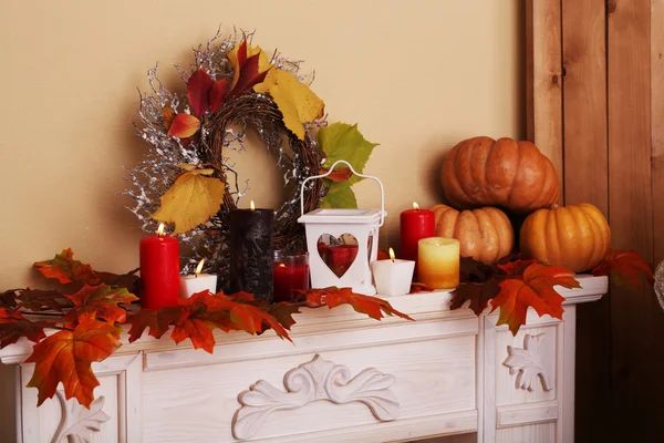 Mesa de serviço festiva outono — Fotografia de Stock