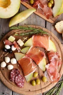 Prosciutto ile lezzetli kavun