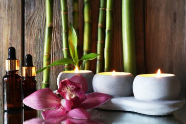 Spa ayna yüzeyinde ayarla