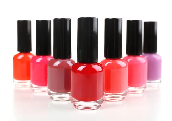 Colorful nail polishes — Stock Photo, Image