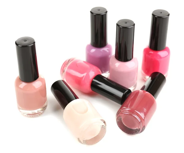 Färgglada nagellack — Stockfoto