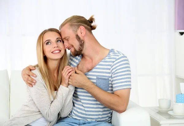 Paar nach Therapiesitzung beim Psychologen — Stockfoto