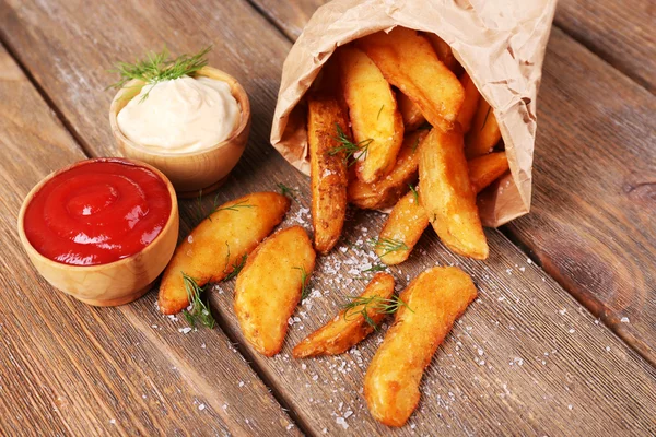 Homemade fried potato — Stock Photo, Image