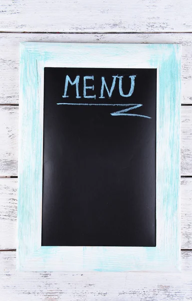 Menu Inscription sur tableau — Photo