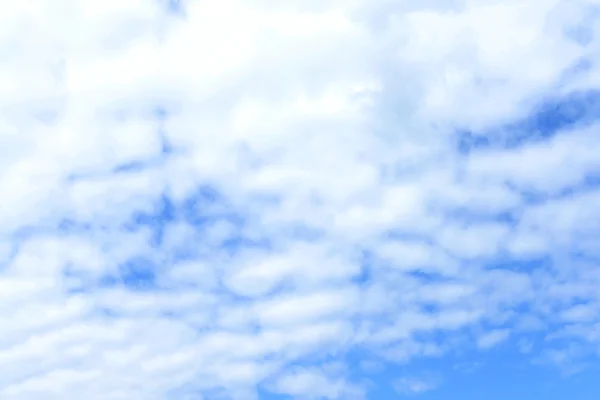 Wolken in de blauwe lucht — Stockfoto