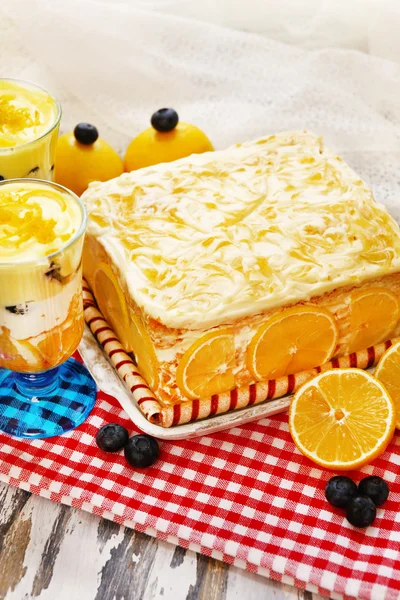 Gustosa torta al limone — Foto Stock