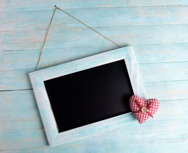 Vintage çerçeve ip üzerinde