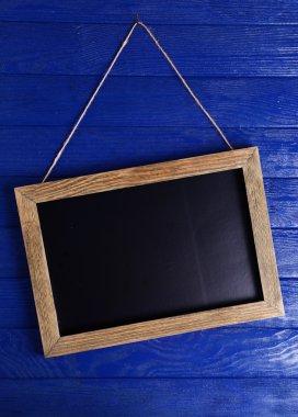 Vintage çerçeve ip üzerinde