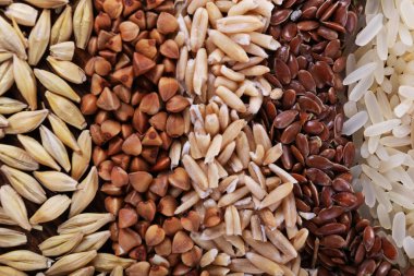 Kabuğu çıkarılmış tane karışımı arka plan