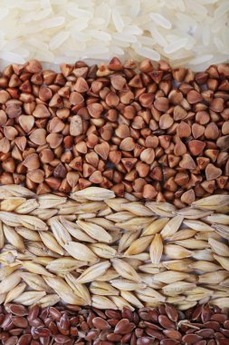 Kabuğu çıkarılmış tane karışımı arka plan