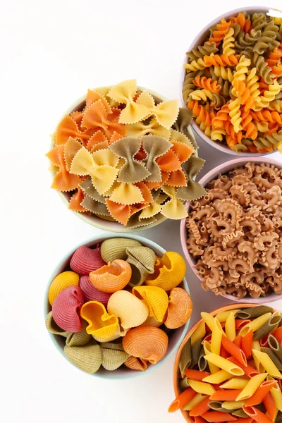 Assortment of colorful pasta — Stock Photo, Image