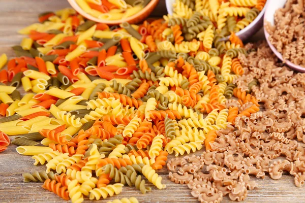 Assortimento di pasta colorata — Foto Stock