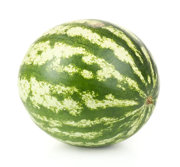 Saftige Wassermelone isoliert auf weiß — Stockfoto