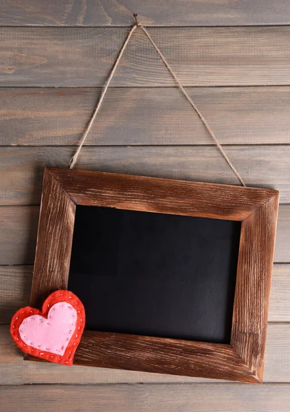 Vintage frame on rope — Stock Photo, Image