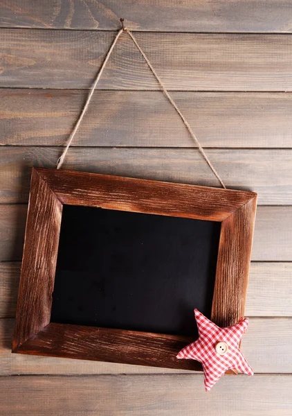 Vintage frame on rope — Stock Photo, Image