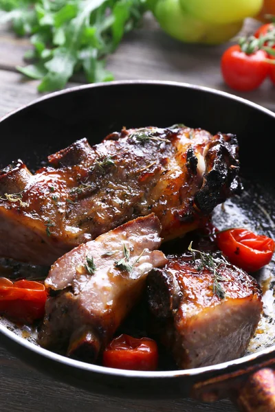 Bife de borrego grelhado — Fotografia de Stock