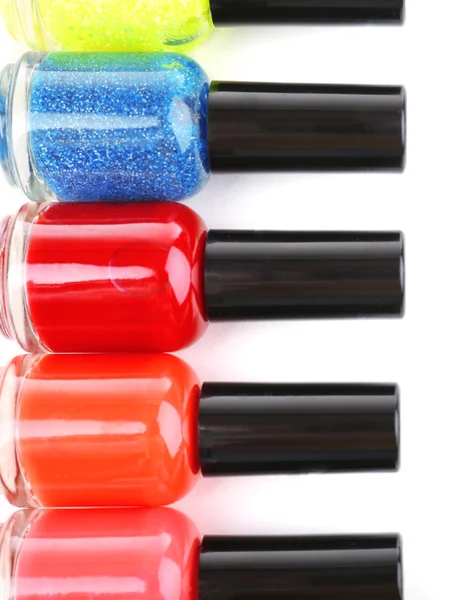 Colorful nail polishes — Stock Photo, Image