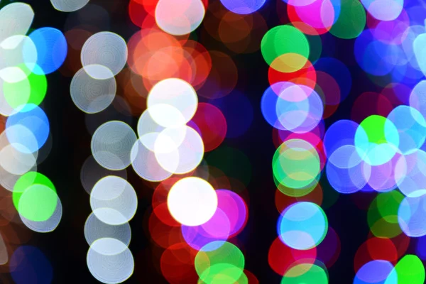 Kolorowe oświetlenie świąteczne — Zdjęcie stockowe