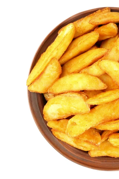 Hjemmelagde friterte poteter – stockfoto