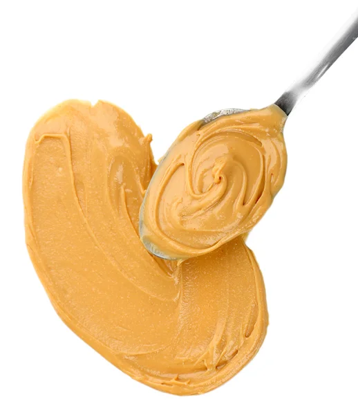 Manteiga de amendoim cremosa — Fotografia de Stock
