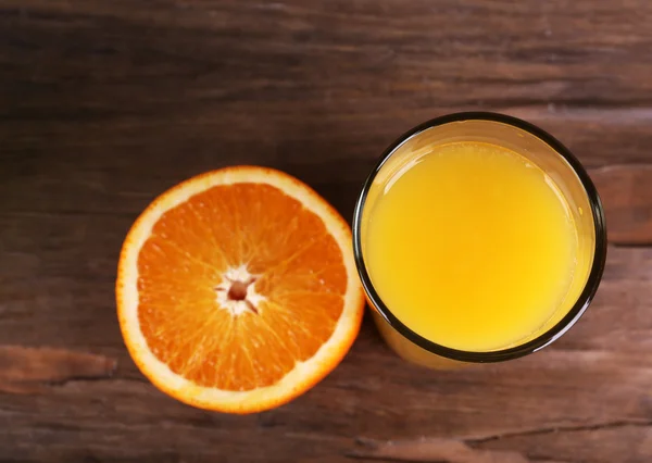 Glas Orangensaft — Stockfoto