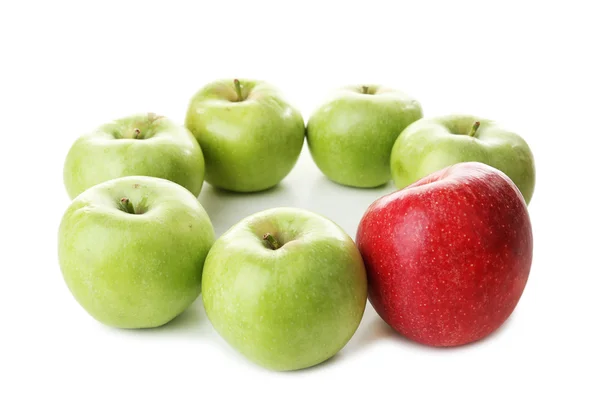Sappige appels close-up — Stockfoto
